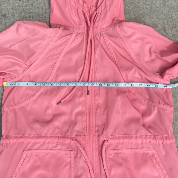 T by Talbots Coral Rain Utility Jacket, Size Medium - Picture 6 of 7